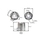 Kompletný štartér s protikusom pre motory Honda GX240 GX270 výkon 8,0 PS - 9,0 PS (OEM 28400ZE2W01ZA 28400ZE2W01ZN 28400-ZE2-W01ZN)