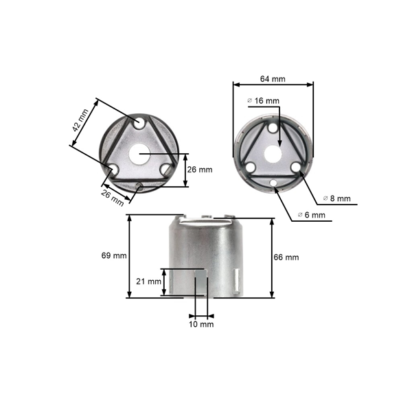 Kompletný štartér s protikusom pre motory Honda GX240 GX270 výkon 8,0 PS - 9,0 PS (OEM 28400ZE2W01ZA 28400ZE2W01ZN 28400-ZE2-W01ZN)