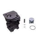 Kompletný valec s piestom pre motorové píly Husqvarna 340 345 Jonsered 2141 2145 CS2141 CS2145 Nikasil 40 mm (OEM 50387007 3503870005)