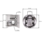 Kompletný valec s piestom pre motorové píly Husqvarna 445 445E 450 450 450 450 Rancher Jonsered CS2245 CS2250 S 44 mm (OEM 544119802)