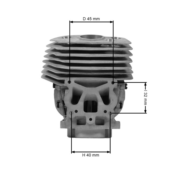 Kompletný valec s piestom pre motorové píly Husqvarna 545 545XP 550 550XP Jonsered CS2252 CS2253 (OEM 577764708 577764706)