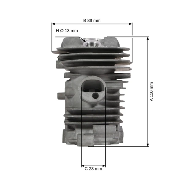 Kompletný valec s piestom pre motorové píly OLEO-MAC Oleomac 937 GS370 Efco 137 38 mm (OEM 50182005A)