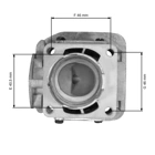 Kompletný valec s piestom pre motorové píly Partner P350 S P360 S (OEM 583838201)