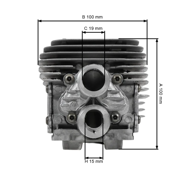 Kompletný valec s piestom pre rozbrusovacie píly Stihl TS410 TS420 50 mm (OEM 42380201202)