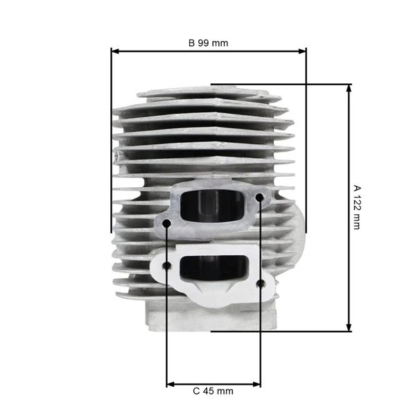 Kompletný valec s piestom pre rozbrusovaciu pílu Stihl TS760 58 mm (OEM 42050201200)