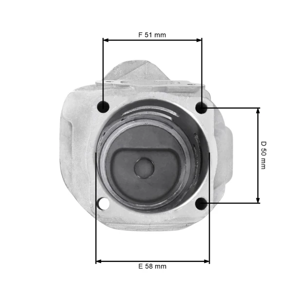 Kompletný valec s piestom pre rozbrusovaciu pílu Stihl TS760 58 mm (OEM 42050201200)