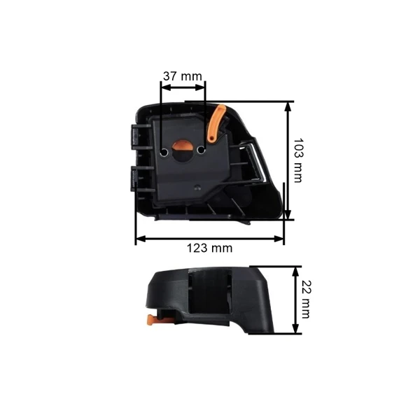 Kompletný vzduchový filter pre krovinorezy Stihl FS230 FR230 (OEM 41511402800 41511410500 41511410300)