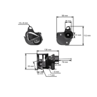 Kompletný vzduchový filter s krytom pre motory Honda GX240 GX270