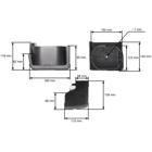 Kompletný vzduchový filter s krytom pre motory Honda GX240 GX270