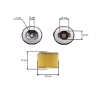 Kompletný vzduchový filter s krytom pre motory Honda GX240 GX270