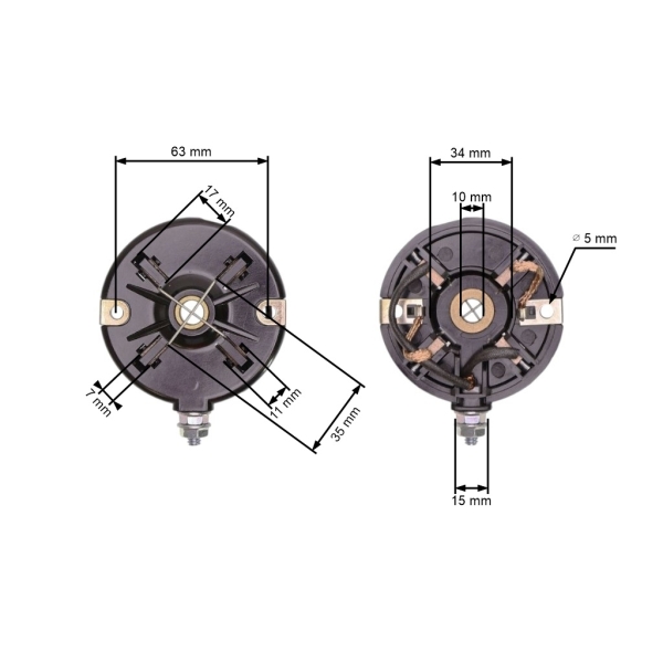Kryt elektrického štartéra pre motory Briggs & Stratton (OEM 395537 176432 176452 196402)