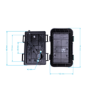 Kryt vzduchového filtra pre motor Zongshen XP200 6,5 PS (OEM 100004649)