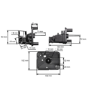 Kryt vzduchového filtra pre vodné čerpadlá s motormi Honda GX120 GX140 GX160 GX200 výkon 5,5 PS - 6,5 PS