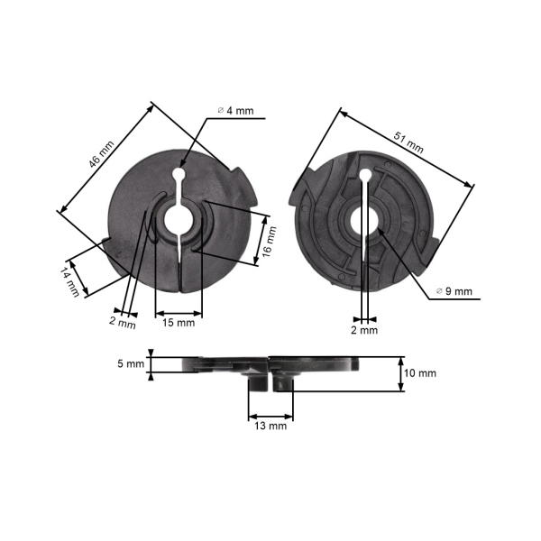 Kryt západky štartéra pre motory Briggs & Stratton Sprint Classic Quattro 3,0 PS - 6,0 PS (OEM 224204 692299)