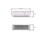 Mandrela žacieho noža pre Castel Garden XDC140 Mountfield Alpina BT84 BT98 pravá (382207205/0, 382207205/1)