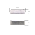 Mandrela žacieho noža pre záhradné traktory Alpina Castel Garden Stiga Mountfield (OEM 382207204/1 382207204/0 382207206/0)