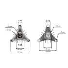 Mandrela žacieho noža pre záhradné traktory Husqvarna Jonsered Partner McCulloch Craftsman Poulan (OEM 532130794 130794)