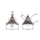 Mandrela žacieho noža pre záhradné traktory Husqvarna Jonsered Partner McCulloch Craftsman Poulan (OEM 532165579 165579)