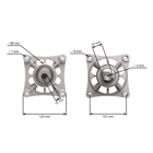Mandrela žacieho noža pre záhradné traktory Husqvarna McCulloch (OEM 581650501 581650701 581650801581650501)