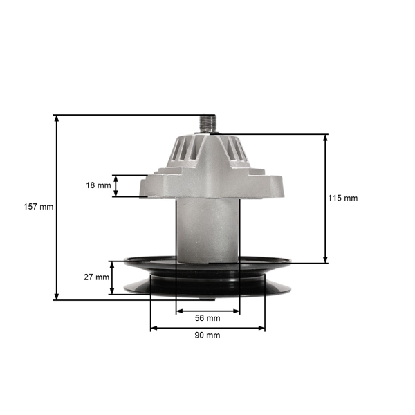 Mandrela žacieho noža pre záhradné traktory MTD Cub Cadet (OEM 618-04474A)