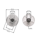 Mandrela žacieho noža pre záhradné traktory MTD Murray (OEM 1001200 1001200MA 1001709MA 1001046)