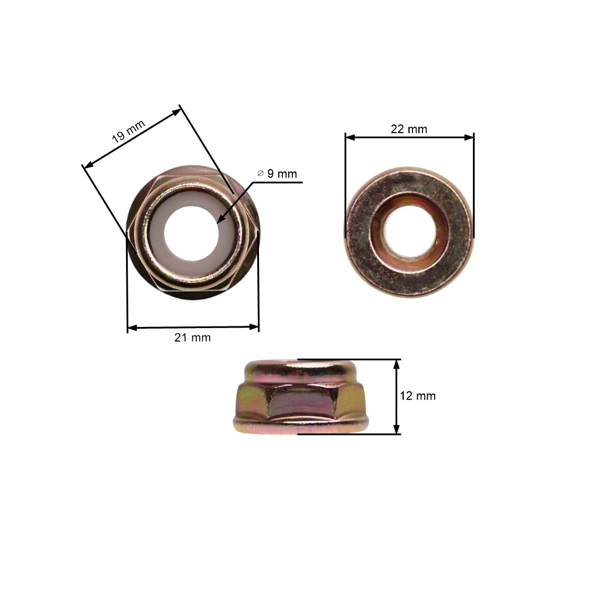 Matica prevodove hlavy pre činské krovinorezy a krovinorezy z hobbymarketov so závitom M10 x 1,25