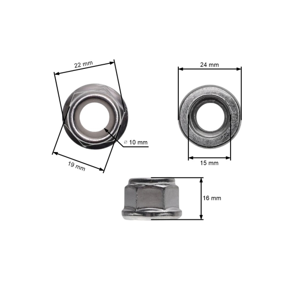 Matica prevodovej hlavy pre krovinorezy Husqvarna 120R 120L 232R 240R 245R 250RX 252RX 265RX Jonsered GR32 GR36 GR41 GR50 M12 x 1.75 (502045501)