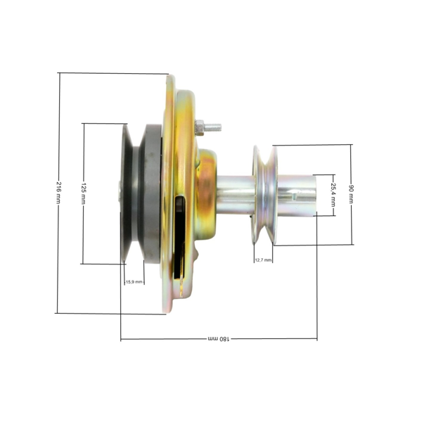 Mechanická spojka pre záhradné traktory Husqvarna Jonsered Poulan Partner Craftsman (OEM 532170163)