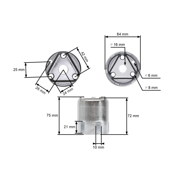 Miska štartéra pre motory Honda GX340 GX390 výkon 11,0 PS - 13,0 PS (OEM 28451ZE3W01 28450-ZE3-W11 28451-ZE3-W01)