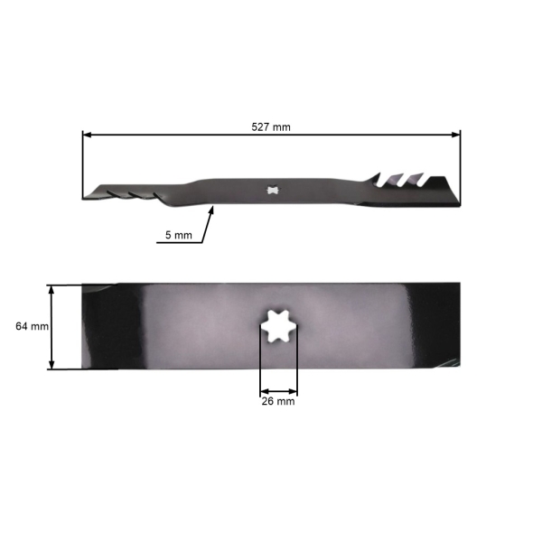 Mulčovací nôž Oregon 52,7 cm (21