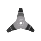 Mulčovací oceľový nôž 3 zubý rozmer 305 mm x 25,4 mm x 3,0 mm pre krovinorezy a motorové vyžínače