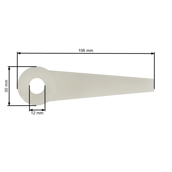Náhradný žací nôž pre strunové hlavy Stihl PolyCut 6-3 PolyCut 7-3 PolyCut 20-3 PolyCut 41-3 (OEM 41110071001)