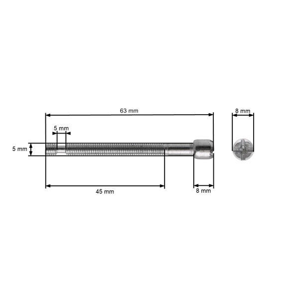 Napínač reťaze pre čínske motorové píly a píly z hobbymarketov s objemom motora 38 cm3