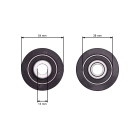 Napínacia kladka klinového remeňa pre Husqvarna Partner Jonsered McCulloch Poulan Craftsman Weed Eater (OEM 532166043 166043)