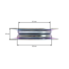 Napínacia kladka klinového remeňa pre záhradné traktory Castel Garden Stiga Honda AL-KO Husqvarna Solo (OEM 531005562 80256-Y09-003 G25601555E0 BCG2560155)