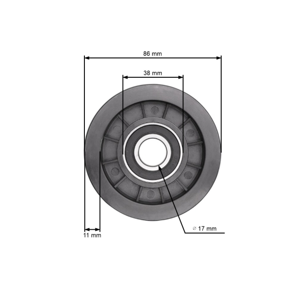 Napínacia kladka klinového remeňa pre záhradné traktory Husqvarna Jonsered McCulloch Alpina Castel Garden Stiga John Deere Honda (OEM 690409MA 586104302)