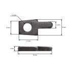 Napínak reťaze pre motorové čínske píly obsah motora 38 ccm