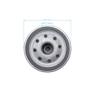Olejový filter 58 mm x 64 mm pre motory Kohler Kawasaki John Deere MTD Yard Man (OEM 1205001 AM101207)