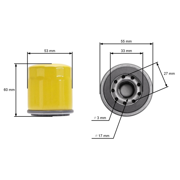 Olejový filter pre motory Briggs & Stratton 800E 850EX 875EX (OEM 795990)