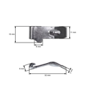 Opravná súprava štartéra pre motory Honda GX120 GX160 GX200 5,5 PS - 6,5 PS