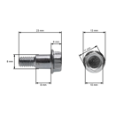 Opravná súprava štartéra pre motory Honda GX120 GX160 GX200 5,5 PS - 6,5 PS