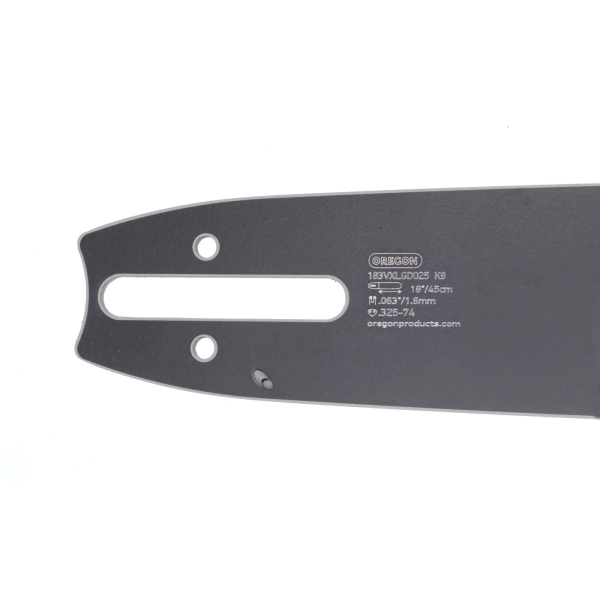 Oregon vodiaca lišta 183VXLGD025 18" (45 cm) .325" .063" (1,6 mm) + 2 x HS PARTS pílová reťaz 74 článkov hranatý zub