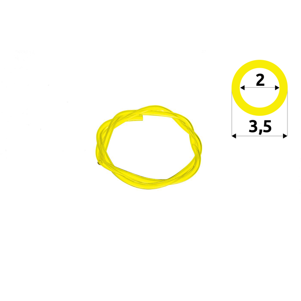 Palivová hadička 2,0 mm x 4,0 mm x 1,0 m