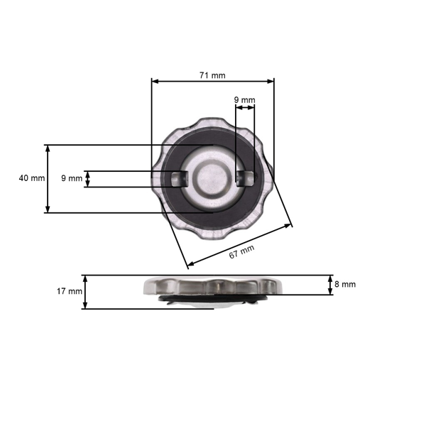 Palivová nádrž pre motory Honda GX340 GX390 (OEM 17510-ZE3-010ZA)