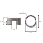 Palivová nádrž pre motory Honda GX340 GX390 (OEM 17510-ZE3-010ZA)