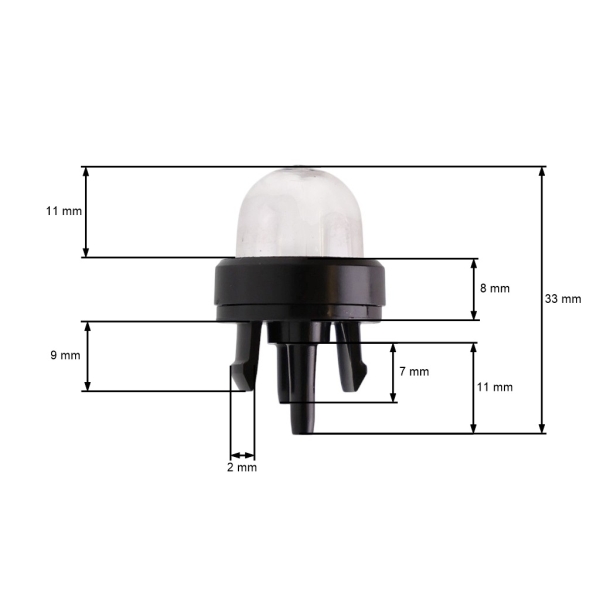 Palivová pumpička pre čínske píly a z hobbymarketov s objemom motora 45 cm3 52 cm3 58 cm3