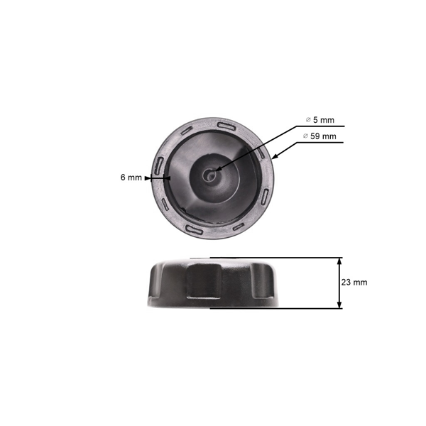 Palivové viečko pre motory Honda GC135 GC160 GC190 GCV135 GCV160 GCV190 GX100 GXV160 (OEM 17620-ZL8-003 17620-ZL8-013 17620-ZL8-023)