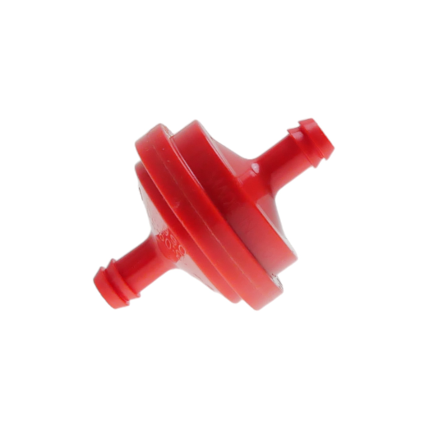 Palivový filter Červený 155 mikrónový pre motory Briggs & Stratton bez palivového čerpadla Originálny diel (OEM 298090 298090S)