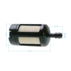 Palivový filter pre motorové píly krovinorezy a ďalšiu záhradnú techniku