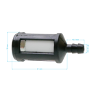 Palivový filter pre motorové píly krovinorezy a ďalšiu záhradnú techniku